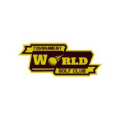 World Tournament Golf club logo template