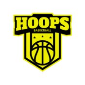 Hoops Basketball logo template 04