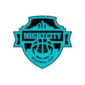 Night city Basketball club logo template